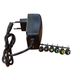 Incarcator universal cu tensiune variabila 45W, USB, Cu 6 conectori de tip 3V / 4.5V / 5V / 6V / 7.5V / 9V / 12V, negru