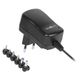 Alimentator stabilizat universal, tensiune iesire 3 / 4,5 / 5 / 6 / 7,5 / 9 / 12v, polaritate variabila, 1000mah