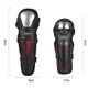 Set protectii moto, genunchere si cotiere, prindere Velcro, benzi elastice, protectie aluminiu, ventilate, Model Pro Moto