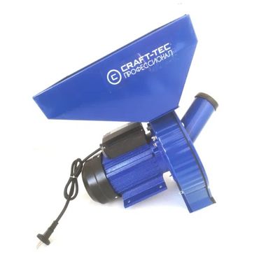 Moara electrica pentru cereale si stiuleti, cuva mare Craft-Tec, 3800 W, 3000 rpm, 300 kg/h
