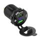 Mufa montaj bricheta auto, incarcare 2X USB Quich Charge, voltmetru, 3000MAH
