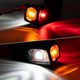 Set 2 lampi led laterale de gabarit pentru camion / remorca / trailer / platforma, tensiune 12-24V, lumina rosie, alba, portocalie