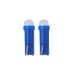 Set 2 becuri auto, t5, led, 12V, 2w, pentru bord, butoane, clima, albastru