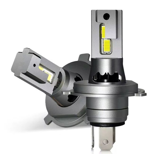 Set 2 Becuri Auto, Led H4 cu ventilator, 180w, 20000lm, Plug & Play, IP68, 6000k, Alb