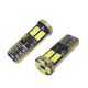 Set 2 becuri auto, LED T10, 12 SMD, Alb 6000K, canbus, lumina alba, pozitie, plafoniera, numar inmatriculare