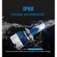 Set 2 becuri led auto, H1, 60W, lumina alb-rece, 6000 lumeni, 6000k, IP68
