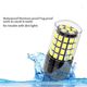 Set 2 becuri auto, led t20, 130w, 12000lm, 6000k, 12v, 54 smd, 2 faze, alb