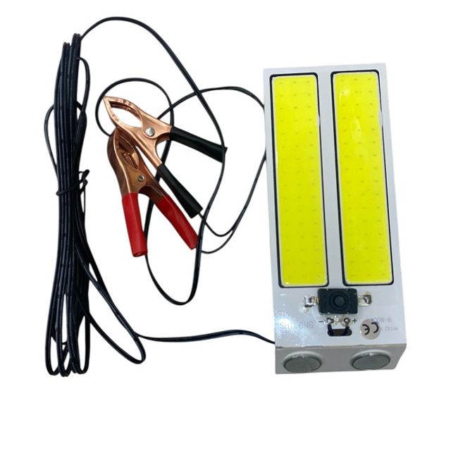 Lampa plafoniera / camping, alimentare 12v, cu magnet, buton on/off, 14w, 160 x 65mm, 96 led