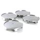 Set 4 capacele pentru jante aliaj, 68mm, crom lucios
