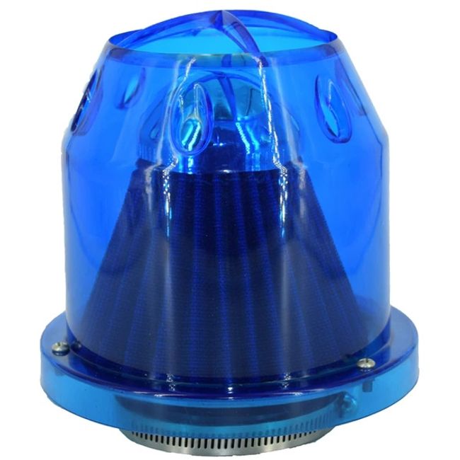 Filtru Aer Auto Tuning cu Carcasa Albastra