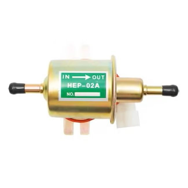 Pompa Alimentare Electrica, Universala Cu Filtru Incorporat, 12V, L: 145mm, fi 8mm, Pentru Transfer Motorina/Benzina