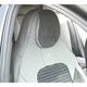 Set huse scaune auto Premium, gri-negru, universale, design sport ergonomic, piele ecologica cu insertii textile, 11 piese, geanta transport