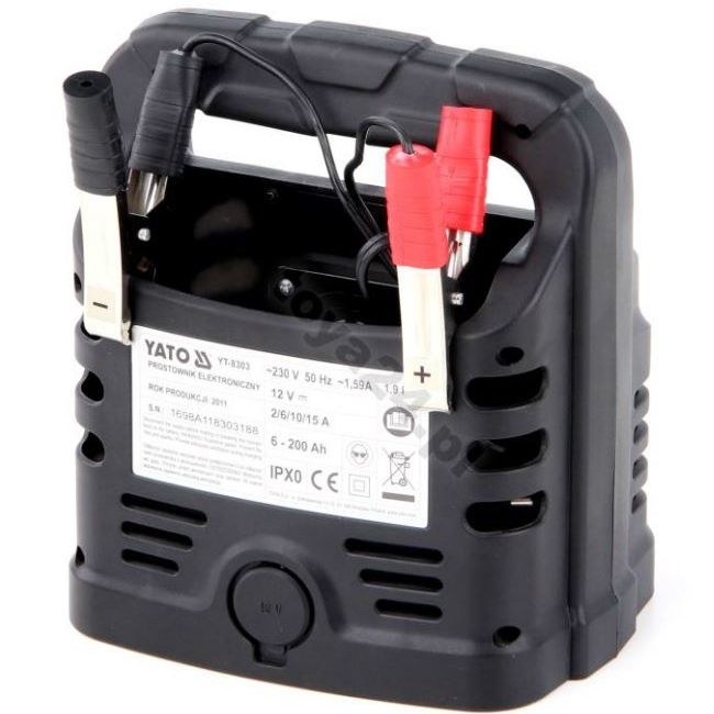 Redresor auto 12V, 15A, 6-200Ah, YATO YT-8303