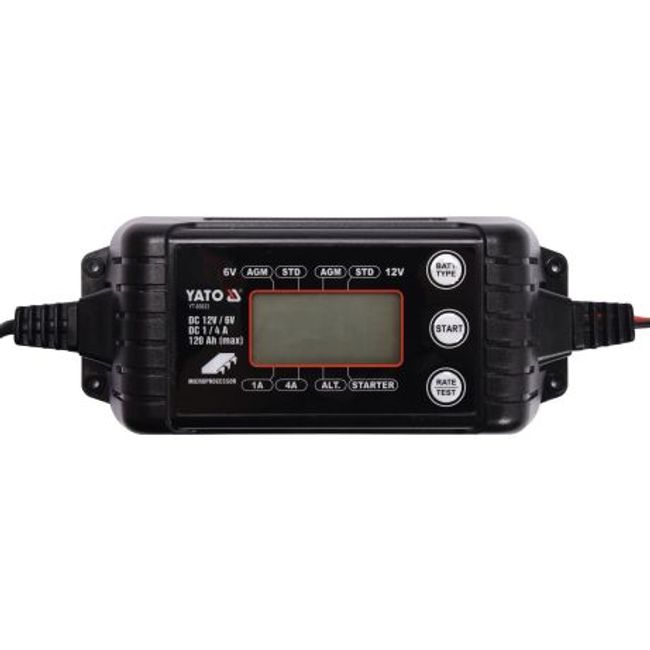 Redresor digital 6/12v, 1/4a, 120ah Yato YT-83033