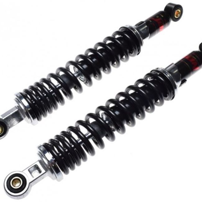 Set 2 amortizoare, ATV, moto scuter, prindere bucsa - bucsa 335mm