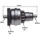 Bendix pornire scuter Piaggio Zip 4T 100cc, Gilera Typhoon 125cc, Aprilia Scarabeo 4T 100cc, 14-47 dinti