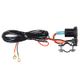 Incarcator Telefon, 2 x Porturi USB, pentru Motocicleta/Bicicleta Electrica, cu Buton, Fixare pe Ghidon sau Oglinda, Lungime Cablu 1.5M