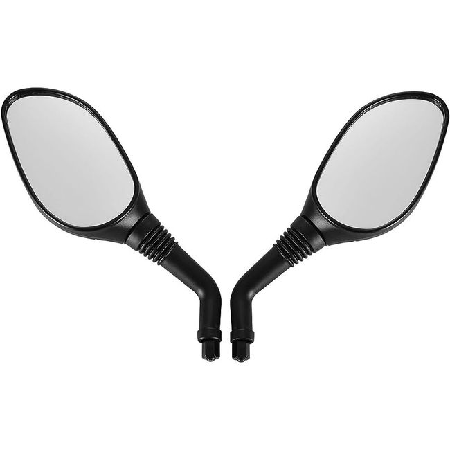Set oglinzi moto si Atv, filet M8, negru/carbon