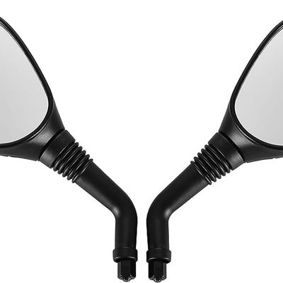 Set oglinzi moto si Atv, filet M8, negru/carbon