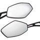 Set oglinzi moto si ATV, filet M8x1.25, model romb, culoare negru