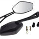 Set oglinzi moto si ATV, filet M8x1.25, model romb, culoare negru