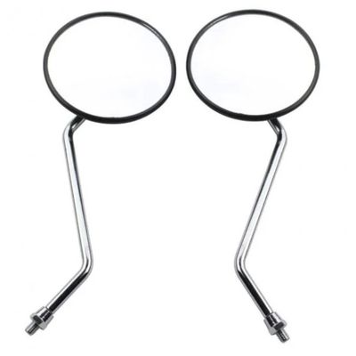 Set oglinzi moto si ATV negre cu semnalizare, filet M10