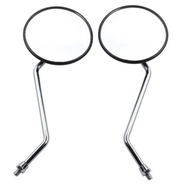 Set oglinzi moto si ATV negre cu semnalizare, filet M10