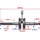 Ambielaj scuter Yamaha 80cc , bolt 12mm