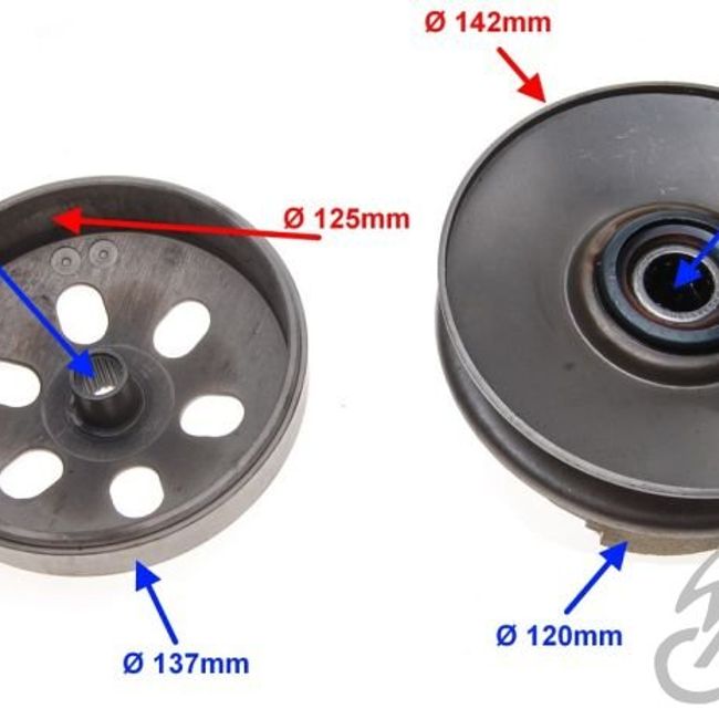 Ambreiaj complet scuter GY6 4T 125cc, 150cc