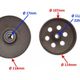 Ambreiaj scuter Piaggio, Gilera, Aprilia Scarabeo 50cc-80cc, 22 dinti