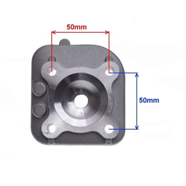 Chiulasa scuter Yamaha Jog, MBK, Aprilia, Malaguti Orizontal 80cc, 47mm