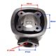 Set motor / kit cilindru scuter Piaggio NRG MC2 50cc 2T, 40mm, racire apa, (4 colturi)