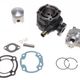 Set motor / kit cilindru scuter Suzuki Katana, Aprilia Ditech 80cc 2T, 47 mm, racire apa (chiulasa inclusa)