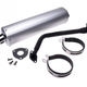 Toba / esapament scuter GY6 125-150cc, aluminiu