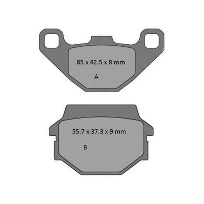 Set Placute Frana Moto KTM, Kawasaki, Suzuki, Aprilia
