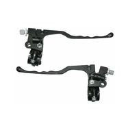 Set 2 manete frana cu suport oglinzi pentru scuter