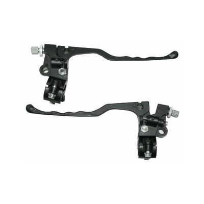 Set 2 manete frana cu suport oglinzi pentru scuter