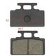 Set placute frana spate Honda RS 125, Lead 50, SYM Mio - RMS