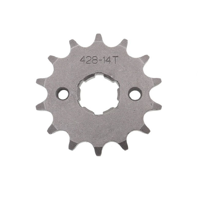 Pinion transmisie fata ATV, Motociclete, pas lant 428, 14 dinti, Interior 14/17mm