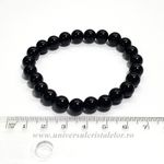 Bratara obsidian negru