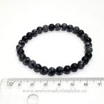 Bratara obsidian fulg de nea