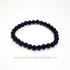 Bratara obsidian negru rotund - 6 mm