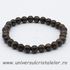 Bratara bronzit rotund - 4 mm
