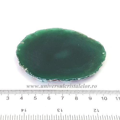 Felie agat verde 