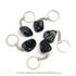 Breloc obsidian fulg de nea 