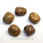 Jasp piele leopard piatra rulata