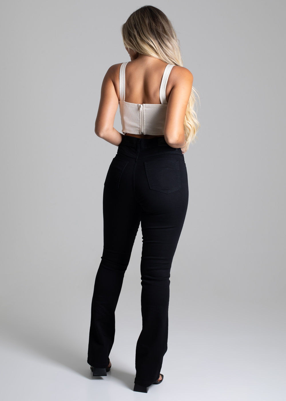 Calça Sarja Sawary Boot Cut - 264080 - Imagem 2