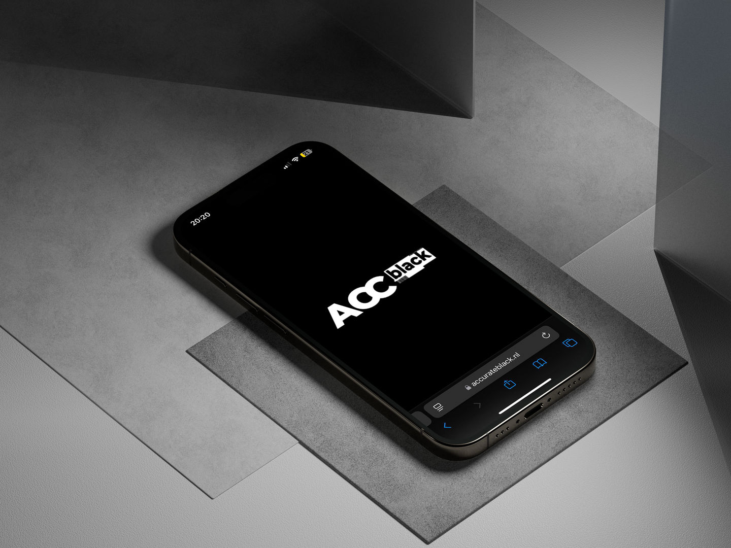 Accurate Black iPhone App Screenshot