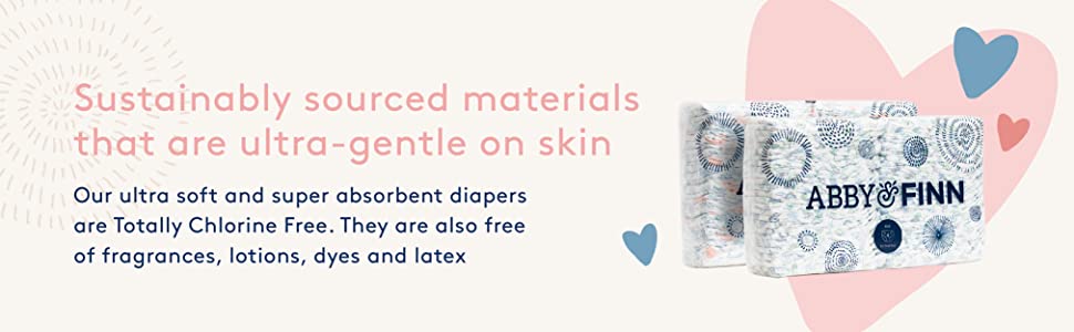 diapers clean abby&finn baby newborn