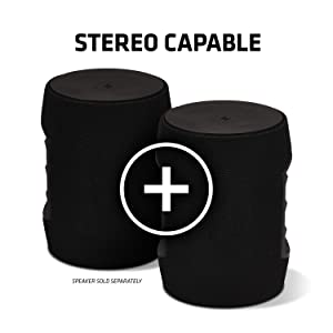 stereo capable speaker surround sound 360 degree sound